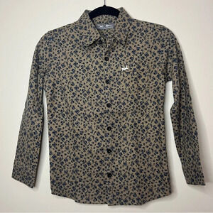 ERDFERKEL & WOBBEGONG Prairie Ditsy Floral Vintage Flannel Buttondown Shirt